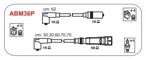 Дріт високовольтний, комплект ABM36P Janmor