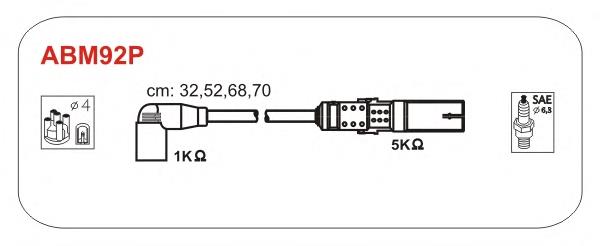 Високовольтні дроти ABM92P Janmor