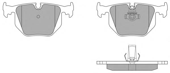 FBP1334 Fremax колодки гальмові задні, дискові