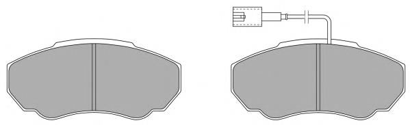 FBP1293 Fremax колодки гальмівні передні, дискові