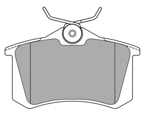 FBP057501 Fremax Колодки гальмівні задні, дискові