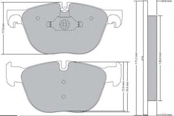 Тормозні колодки Fremax FBP1666