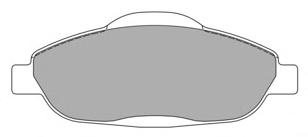 Передні тормозні колодки FBP1587 Fremax