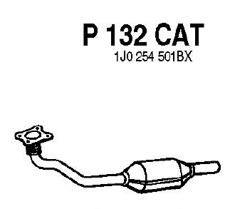 Труби і підвіска глушника P132CAT FENNO