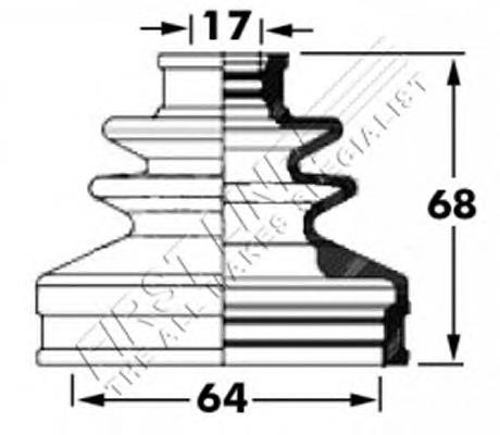 307157 Loebro Пильник шарніра кутових швидкостей зовнішній задній