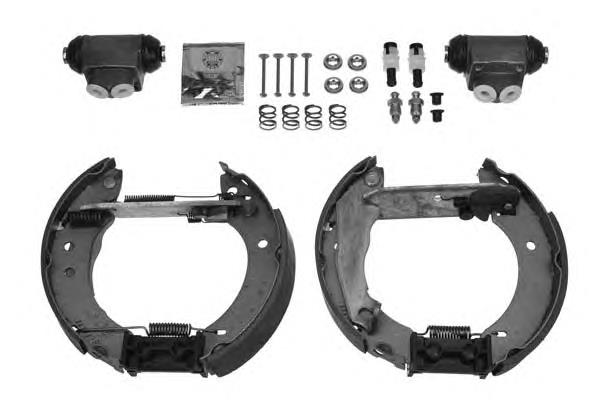 Колодки гальмові задні, барабанні 1023435 Ford