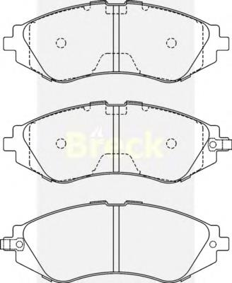 Гальмівні колодки Breck 232340070110 ціна, від 14.52 USD