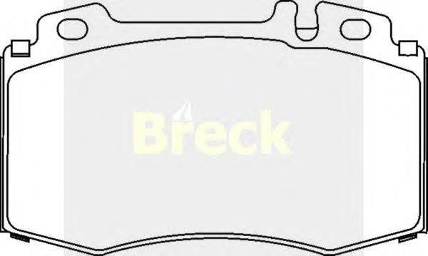232710070120 Breck Передні гальмівні колодки