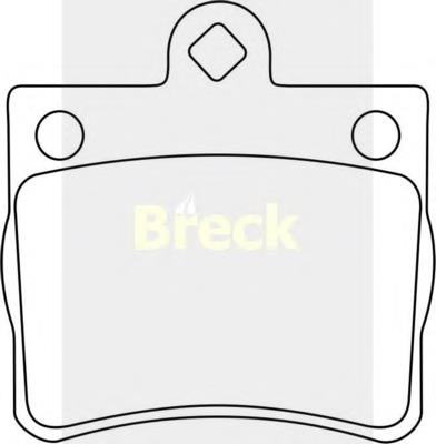 Задні гальмівні колодки 219000070200 Breck