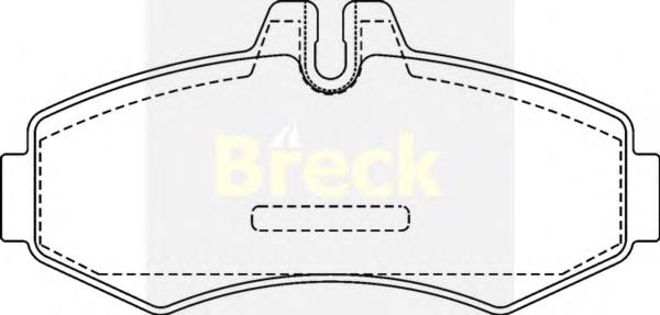 Тормозні колодки Breck 230220070320