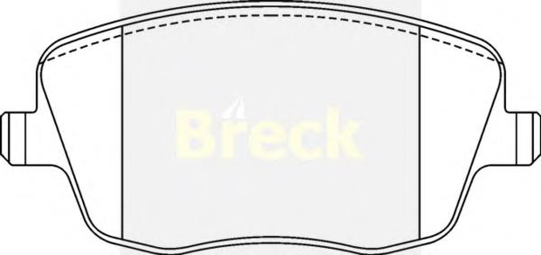 Гальмівні колодки Breck 235810070200 ціна, від 28.53 USD