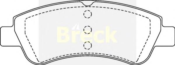 Тормозні колодки Breck 235990070100