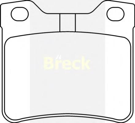Задні гальмівні колодки 212780070110 Breck