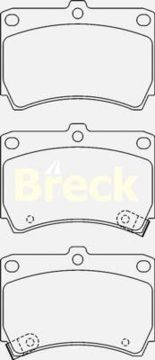 Гальмівні колодки Breck 216540070210 ціна, від 14.90 USD