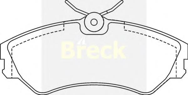 Тормозні колодки Breck 201240070100