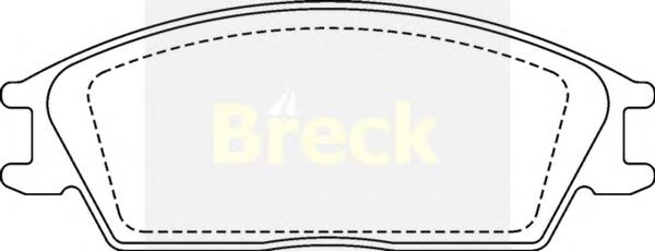 Передні тормозні колодки 210120070100 Breck
