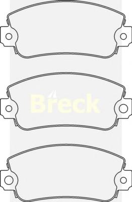 209500070210 Breck Передні гальмівні колодки