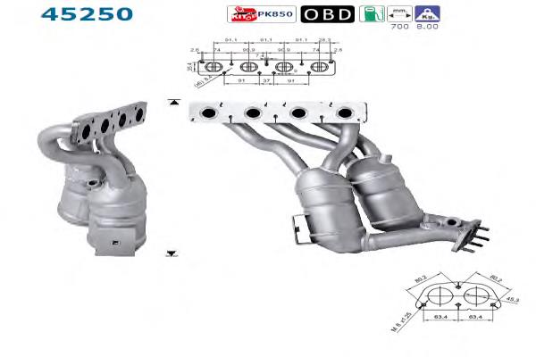 Конвертор-каталізатор BM Catalysts BM91509H