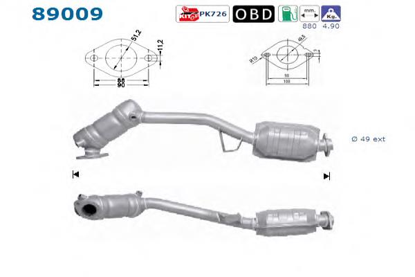 Конвертор-каталізатор Oyodo 10N0050OYO