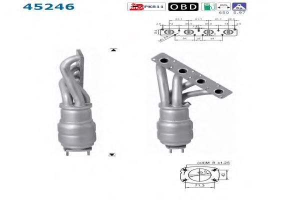 Купити 18407570338 BMW Випускний колектор