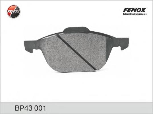 Купити BP43001 Fenox Колодки гальмівні передні, дискові