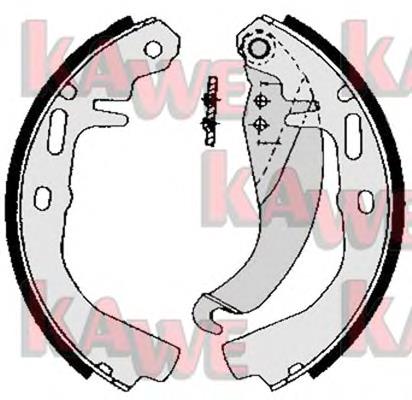 Колодки гальмові задні, барабанні 02500 Kawe