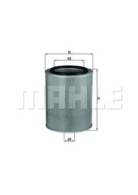 Купити LX531 Mahle Original Автомобільний фільтр повітря