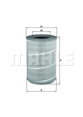 Купити LX6041 Mahle Original Автомобільний фільтр повітря