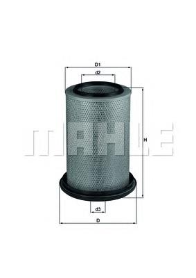 LX229 Mahle Original Повітряний фільтр двигуна