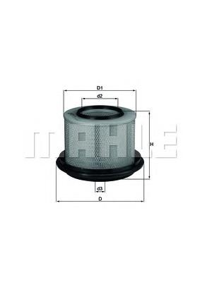 LX239 Mahle Original Повітряний фільтр двигуна