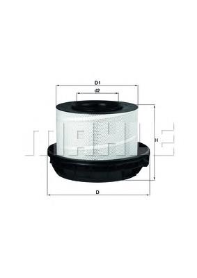 Елемент повітряного фільтра Mahle Original LX8141 ціна, від 107.96 USD