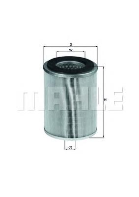 Повітряний фільтр LX830 Mahle Original