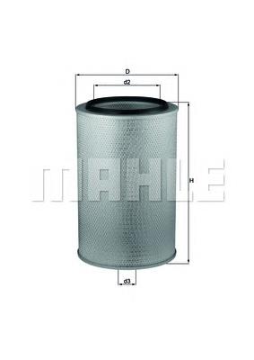 Елемент повітряного фільтра Mahle Original LX626 ціна, від 59.02 USD