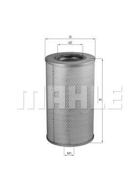 Купити LX655 Mahle Original Автомобільний фільтр повітря