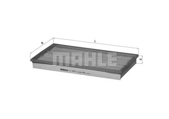 Елемент повітряного фільтра Mahle Original LX2037 ціна, від 43.90 USD