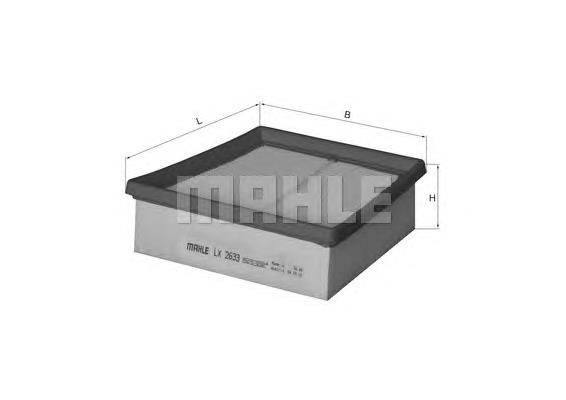 Фільтр повітряний Mahle Original LX2633
