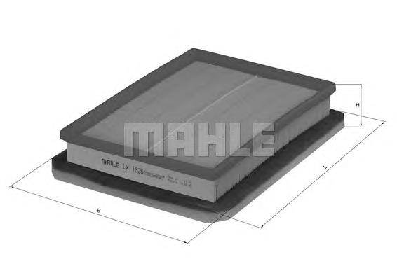 Елемент повітряного фільтра Mahle Original LX1825 ціна, від 6.96 USD