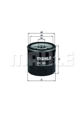 OC90 Mahle Original Корпус маслофільтра