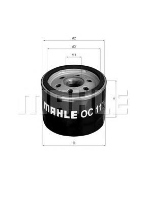 OC11 Mahle Original фільтр масляний