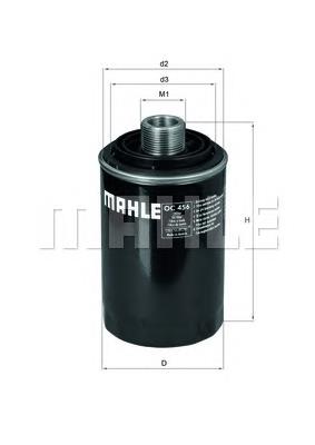Купити OC456 Mahle Original Фільтр очищення масла відцентровий