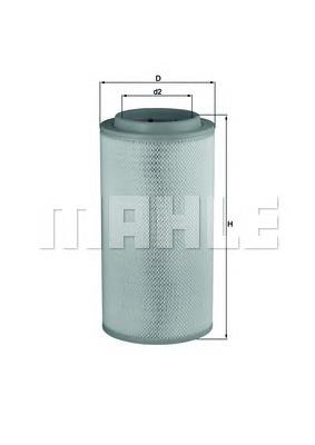 Купити LX1734 Mahle Original Автомобільний фільтр повітря