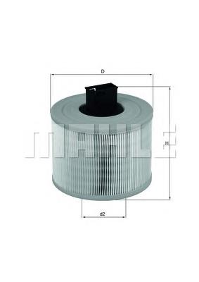 Повітряний фільтр LX1035 Mahle Original