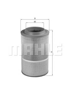 Купити LX1276 Mahle Original Автомобільний фільтр повітря
