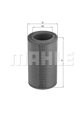 Повітряний фільтр LX2088 Mahle Original