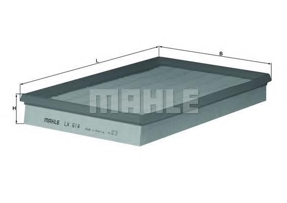 Купити LX614 Mahle Original Автомобільний фільтр повітря