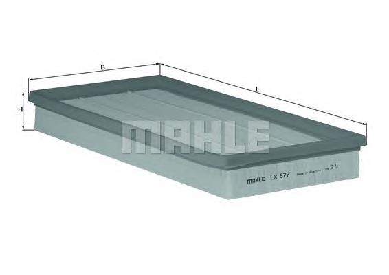 Повітряний фільтр LX577 Mahle Original