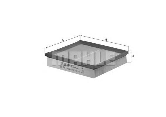 LX539 Mahle Original Повітряний фільтр двигуна