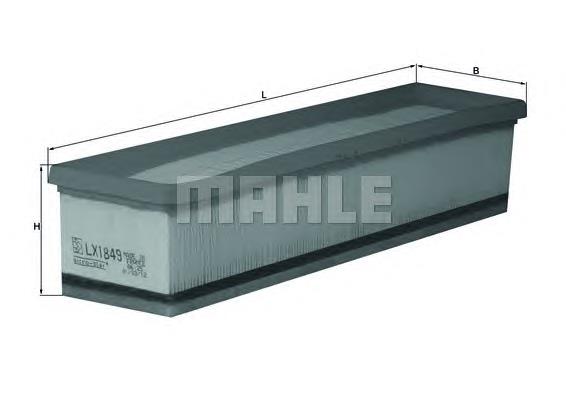 Фільтр повітряний Mahle Original LX1849
