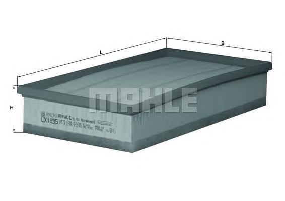 LX1835 Mahle Original Повітряний фільтр двигуна