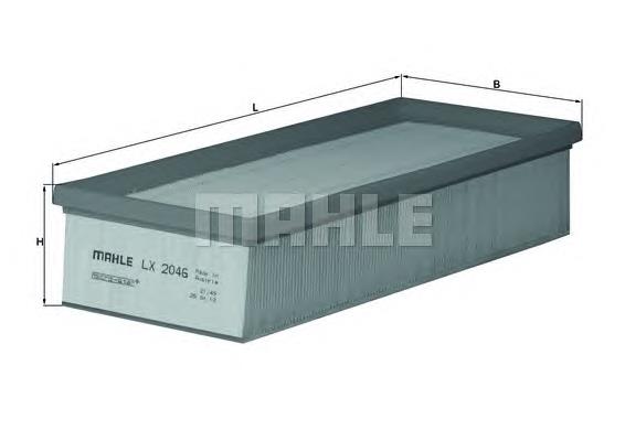 Елемент повітряного фільтра Mahle Original LX2046 ціна, від 12.88 USD